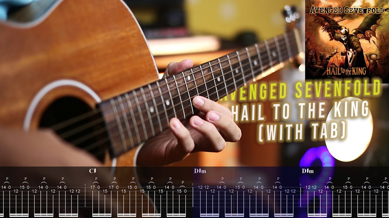Avenged Sevenfold - Hail To The King | Intro Guitar TAB + Chord - YouTube