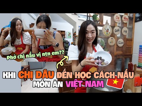 🇻🇳<strong>Reaction</strong> của chị dâu khi đến học cách nấu món ăn Việt <strong>Nam</strong>👩🏻‍🍳
