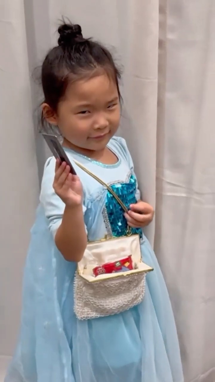 When she walks in with a new purse...