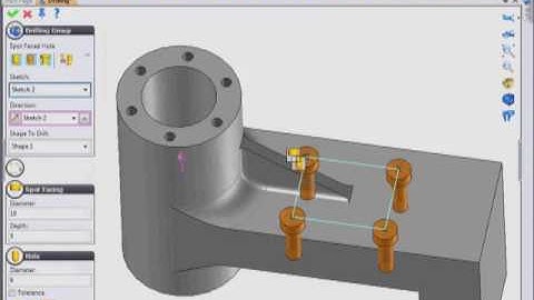 Drilling operations in TopSolid 7 (Updated version)