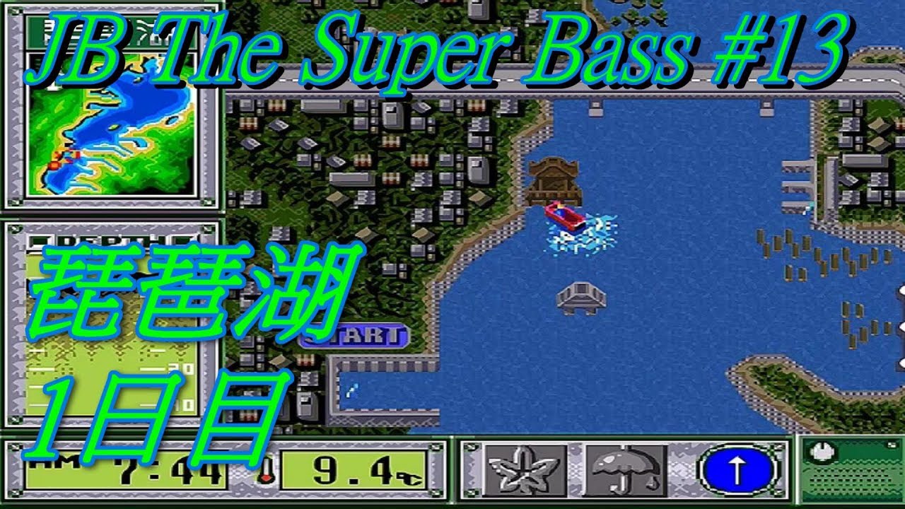 [ SFC ] [ FISHING GAME ] JB The Super Bass JB ザ・スーパーバス JB EASTERN PRO