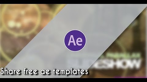 Universal Parallax Slideshow Free After Effects Templates