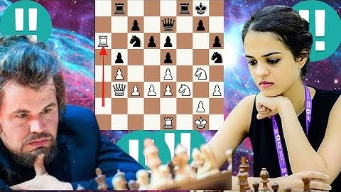 Magnus Carlsen vs Tania Sachdev chess game 68