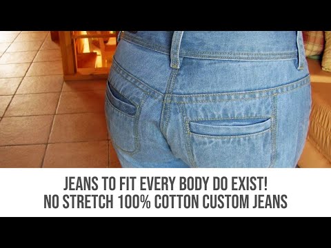 100 cotton non stretch jeans