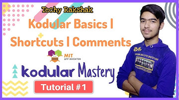 #1 Kodular Basics Tutorial | What is Comments? | Shortcuts Kodular | MIT App Inventor Tutorial Hindi
