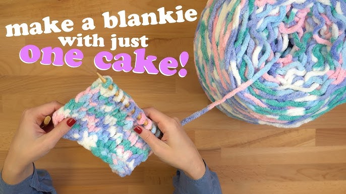 Crochet a Blankie with ONE cake! Tutorial 