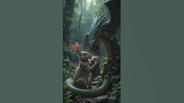 Snake attack on rabbit #rabbitrescue #shorts #ai