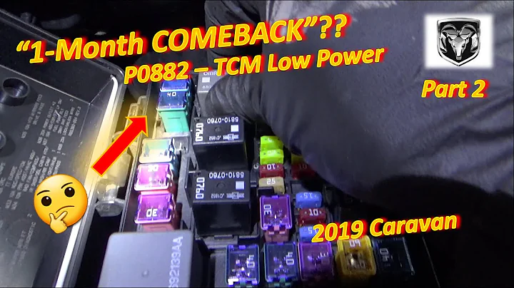 (Pt 2) 1-MONTH Caravan COMEBACK?!? (P0882-TCM Power Low)