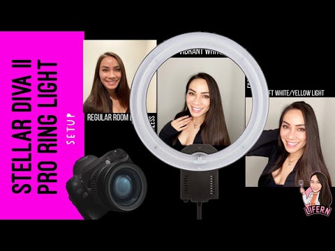 HOW TO SET UP A RING LIGHT | STELLAR DIVA II - YouTube