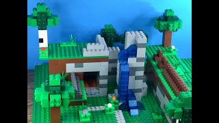 Time-lapse Of Me Building A Minecraft Monument Lego Stop Motion Set!