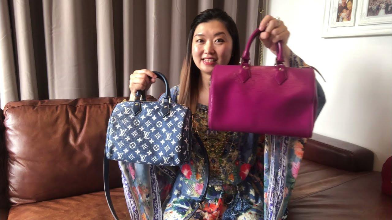 Unboxing Louis Vuitton New Collection 2022- Speedy 25 in Denim