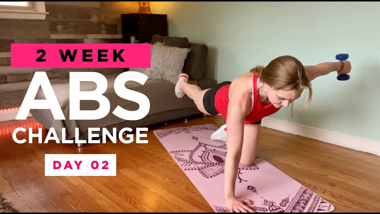2 Week ABS CHALLENGE: Day 2 - YouTube