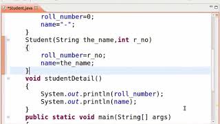 Constructor overloading - Manipuri