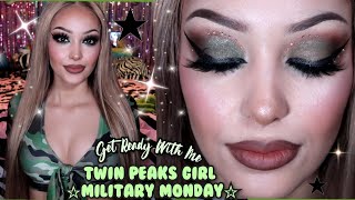Twin Peaks Girl ☆ Military Monday Makeup