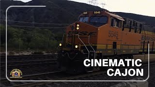 BNSF Freight Train Climbs California's Cajon Pass | 4K Cinematic Drone & Ground Views _ 9/28/2025