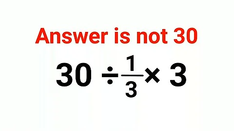 30÷1/3×3 The answer is not 30. Many got it wrong!  Ukraine Math Test #math #percentages #ukraine