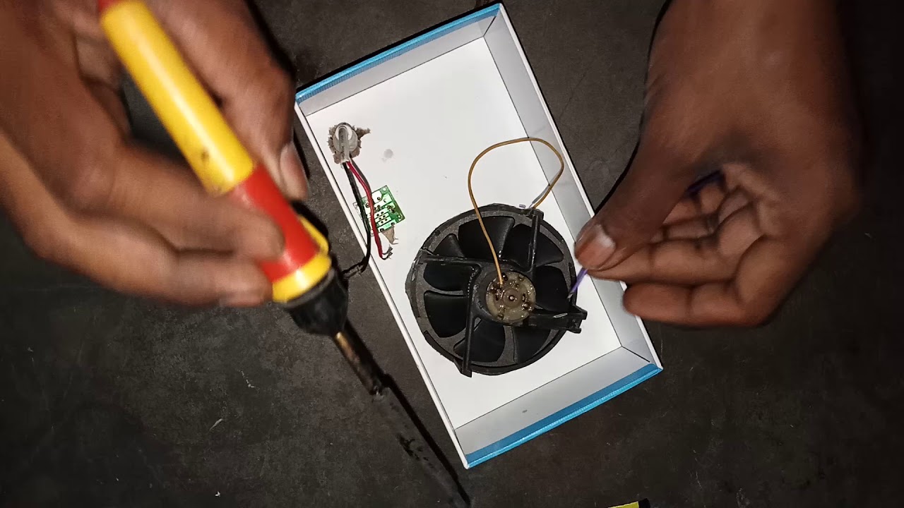 how to make mini Air cooler at home..? YouTube