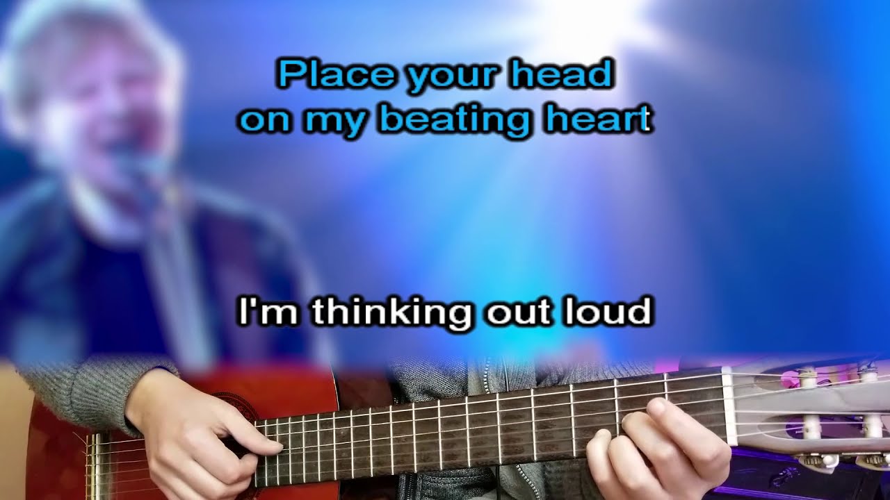 Thinking Out Loud - Ed Sheeran - low tone - YouTube