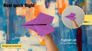How to make a really good easy paper airplane