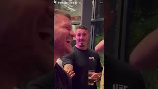 Former UFC champion Michael Bisping trying to match UFC fighter Ciryl Gane and Tom Aspinall