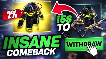 The MOST INSANE COMEBACK ON RUSTCLASH UPGRADER! rust gambling