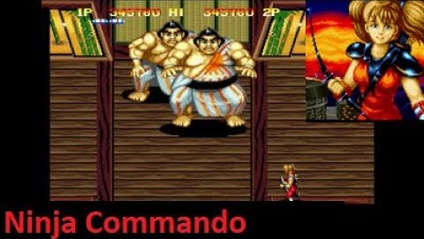 Ninja Commando Arcade on PS4 (1992) Rayar / Full Playthrough