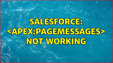 Salesforce: ＜apex:pageMessages＞ not working