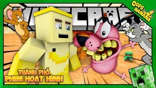 NỔI SỢ CỦA CHÚ CHÓ NHÚT NHÁT (Minecraft Thành Phố Phim Hoạt Hình)