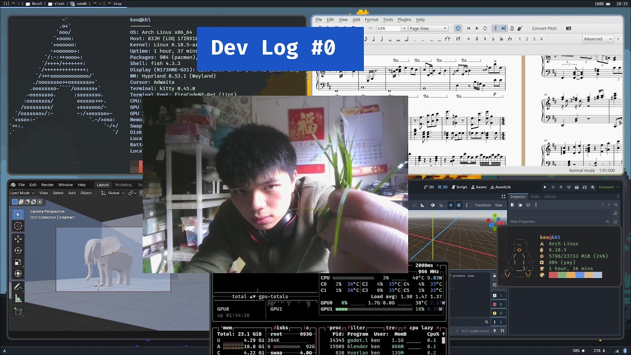 Touching Grass | Game Dev Log 0