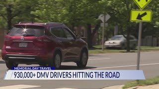 930,000+ DMV area drivers to hit the road for Memorial Day weekend as gas prices rise
