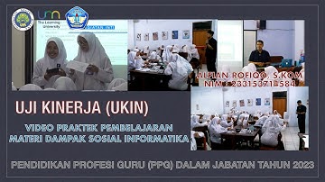 VIDEO UKIN | DAMPAK SOSIAL INFORMATIKA | PPG DALJAB 2023