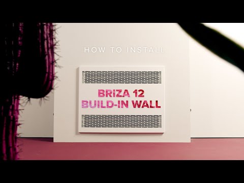 How to Install Jaga Briza 12 Build-in wall