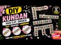 🔴 LIVE | DIY Kundan Hair Clip Making ✨ Step by Step | Handmade Craft Tutorial