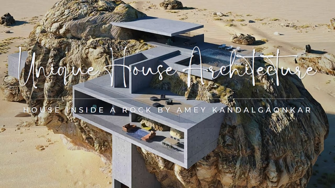 Most Amazing House Architecture Design Concept House Inside a Rock by