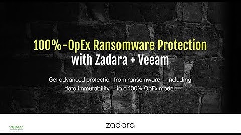 [webinar] 100% OpEx Ransomware Protection