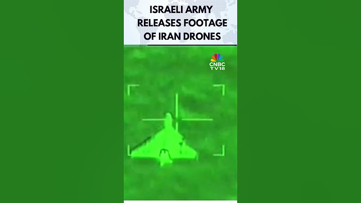 Iran Attacks Israel | Israeli Army Releases Footage It Shows Interception of Iranian Drone | N18G