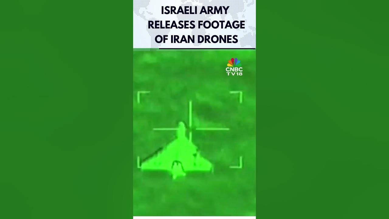 Iran Attacks Israel | Israeli Army Releases Footage It Shows Interception of Iranian Drone | N18G Iran Attacks Israel | Israeli Army Releases Footage It Shows Interception of Iranian Drone | N18G
