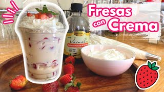 FRESAS CON CREMA | ALE DE NAVA