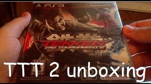Tekken Tag Tournament 2 PS3 unboxing HD
