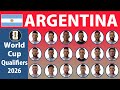 Argentina Final Squad World Cup 2026 Qualifiers - Argentina New Squad