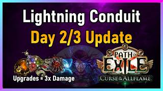 [PoE 3.29] Juicing Our DAMAGE | Atlas Complete | Staff Swap | Lightning Conduit Elementalist Day 2/3