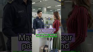 Airport Immigration Luggage Check English Conversation 🧳✈️ | Learn English Visually