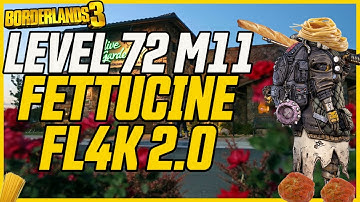 Updated Post Nerfs! New Best Fl4K Build (Level 72)! // Fettuccine Fl4k 2.0 // Borderlands 3