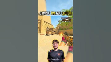 S1mple Craziest ACE Clutch Ever! #cs2moments #cs2