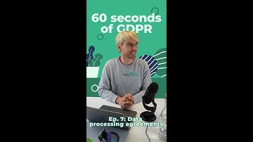 Protecting Personal Data: The Importance of Data Processing Agreements (#DPAs) under #gdpr !