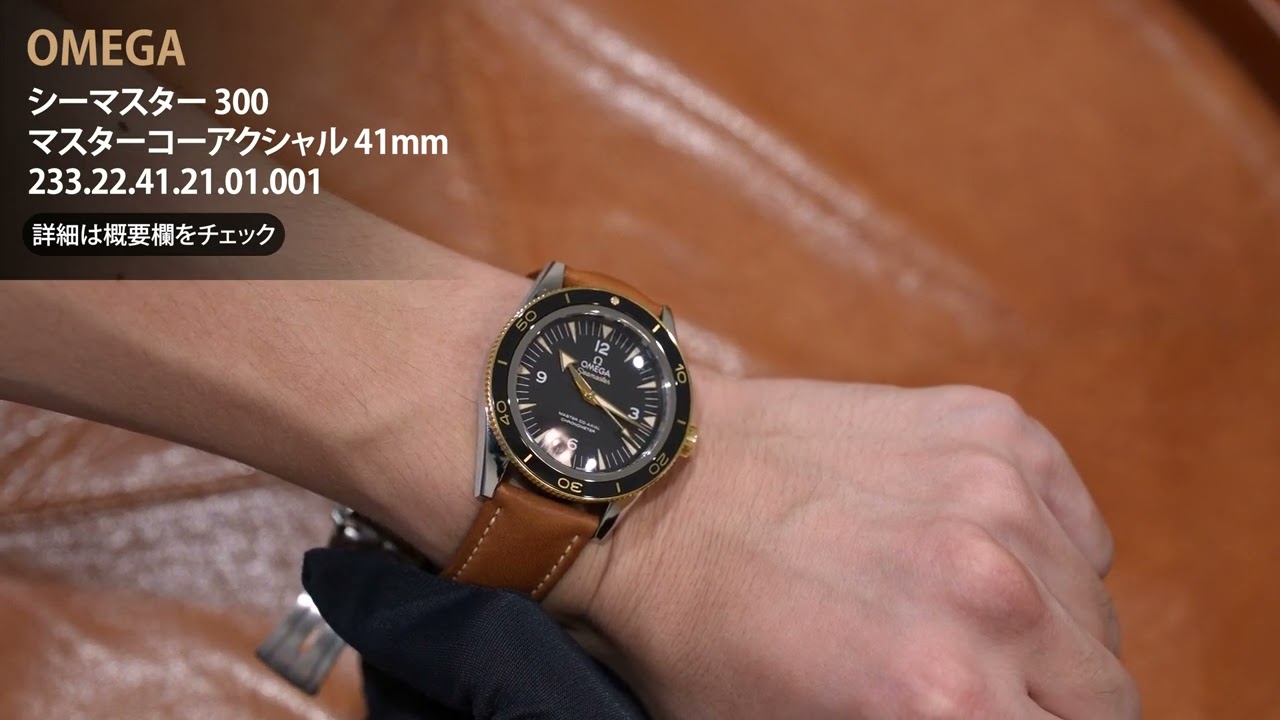 新品)OMEGA オメガ シーマスター 300 マスターコーアクシャル 41mm