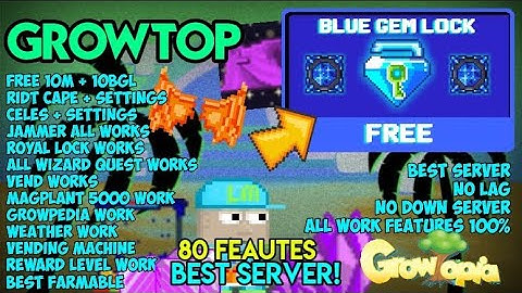 BEST GROWTOPIA PRIVATE SERVER 2021 | 🔥FREE 10M + 10BGL OMG! & LIKE REAL GT ALL WORK 100% ✅ | GROWTOP