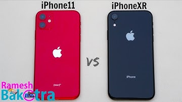 iPhone 11 vs iPhone XR SpeedTest and Camera Comparison