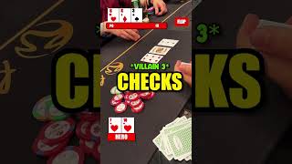 Trying to get cute with 7♥️10♥️ in Las Vegas No Limit Texas Holdem Poker lasvegas poker