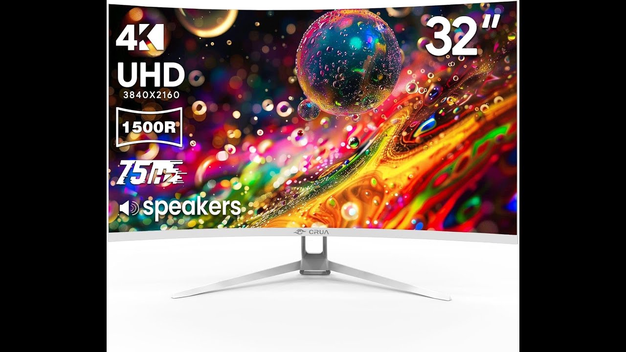 Review: CRUA 32″ Curved 4K UHD Monitor – Stunning Visuals 